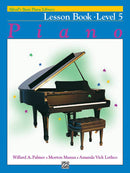 Livre de leçons 5 de la bibliothèque de piano de base d'Alfred 