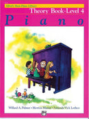 Livre de théorie 4 de la bibliothèque de piano de base d'Alfred 