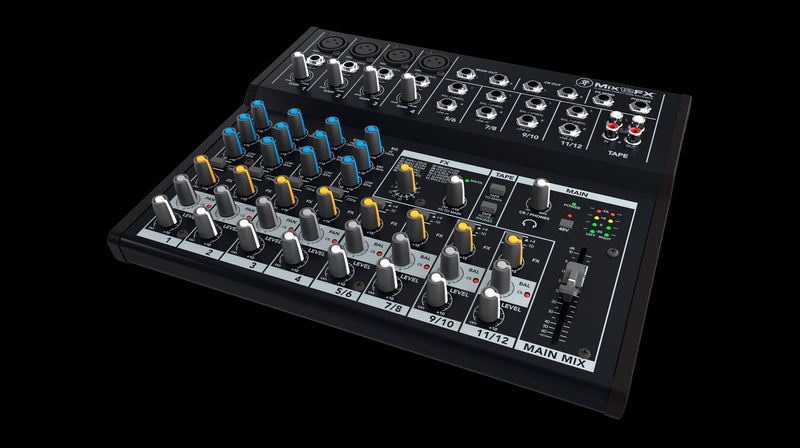 Mackie Mix12FX 12-Channel Compact Mixer with Effects