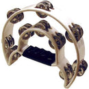 MP Double Cutaway Tambourine with 20 pairs of jingles.