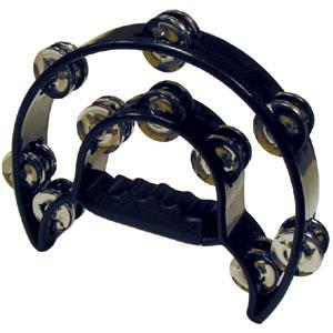MP Double Cutaway Tambourine with 20 pairs of jingles.