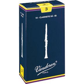 Vandoren Bb clarinet reeds Box of 10